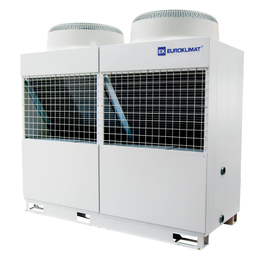 Hệ thống sưởi ấm / làm mát 66kW Máy làm lạnh không khí làm mát bằng không khí nguồn nhiệt không khí