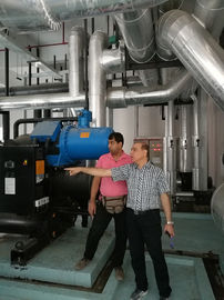 Máy làm lạnh trục vít làm lạnh bằng nước làm lạnh R134A với máy nén