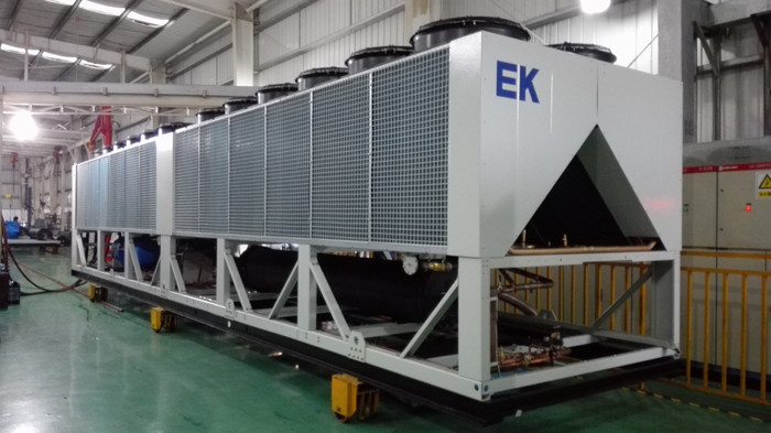 Durable 380 Tons High Cop Air Cooled Screw Chiller Touch Screen